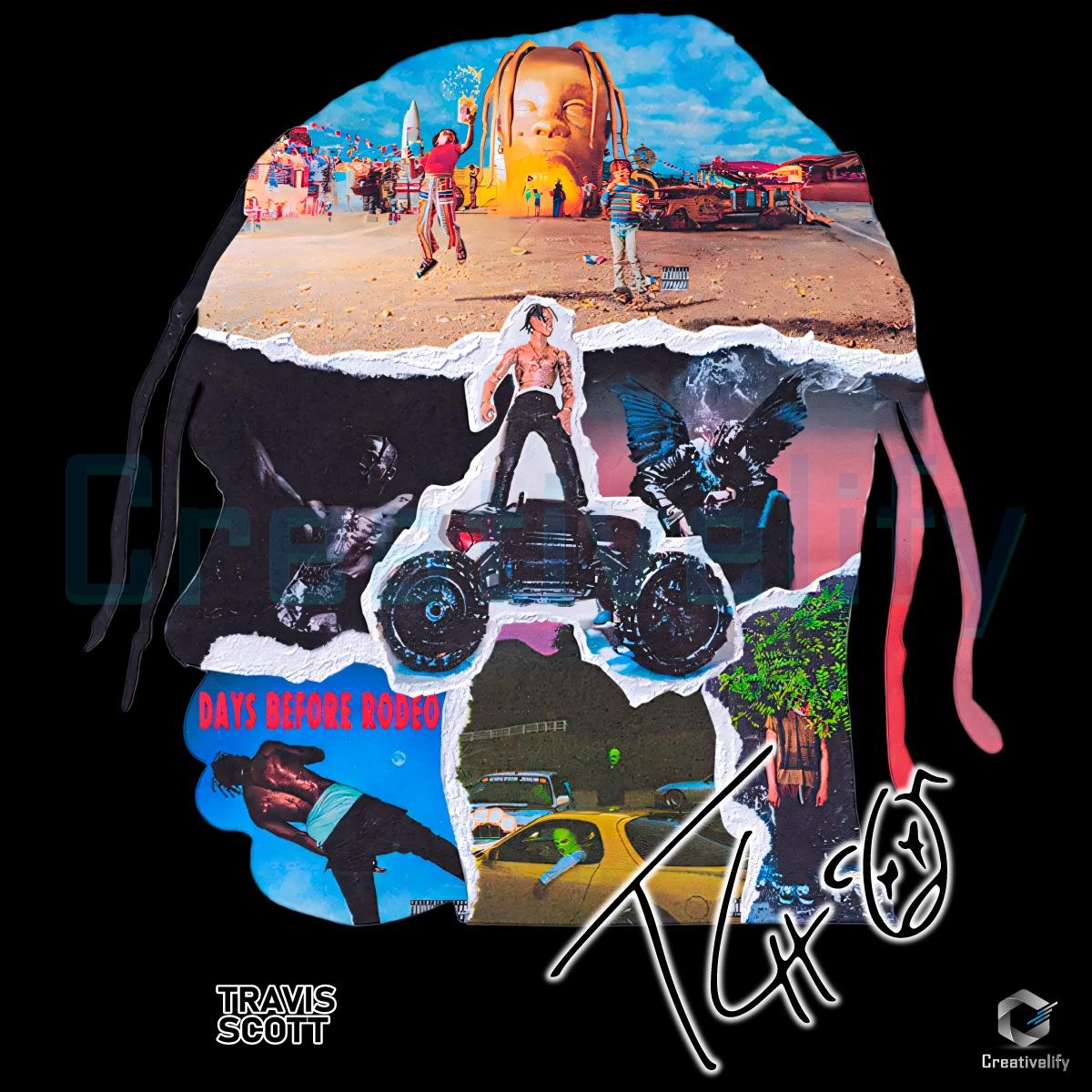 Travis Scott Head Collage Days Before Rodeo Graphic PNG Travis Scott Head Collage Days Before Rodeo Graphic PNG