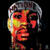 Vintage Allen Iverson Nation Headband Graphic PNG