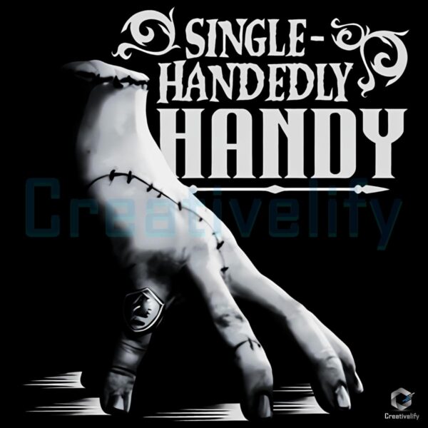 Wednesday Addams Thing Hand Single Handedly Handy PNG