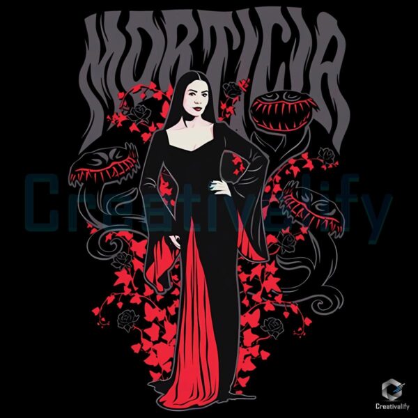 Wednesday Morticia Addams Gothic PNG
