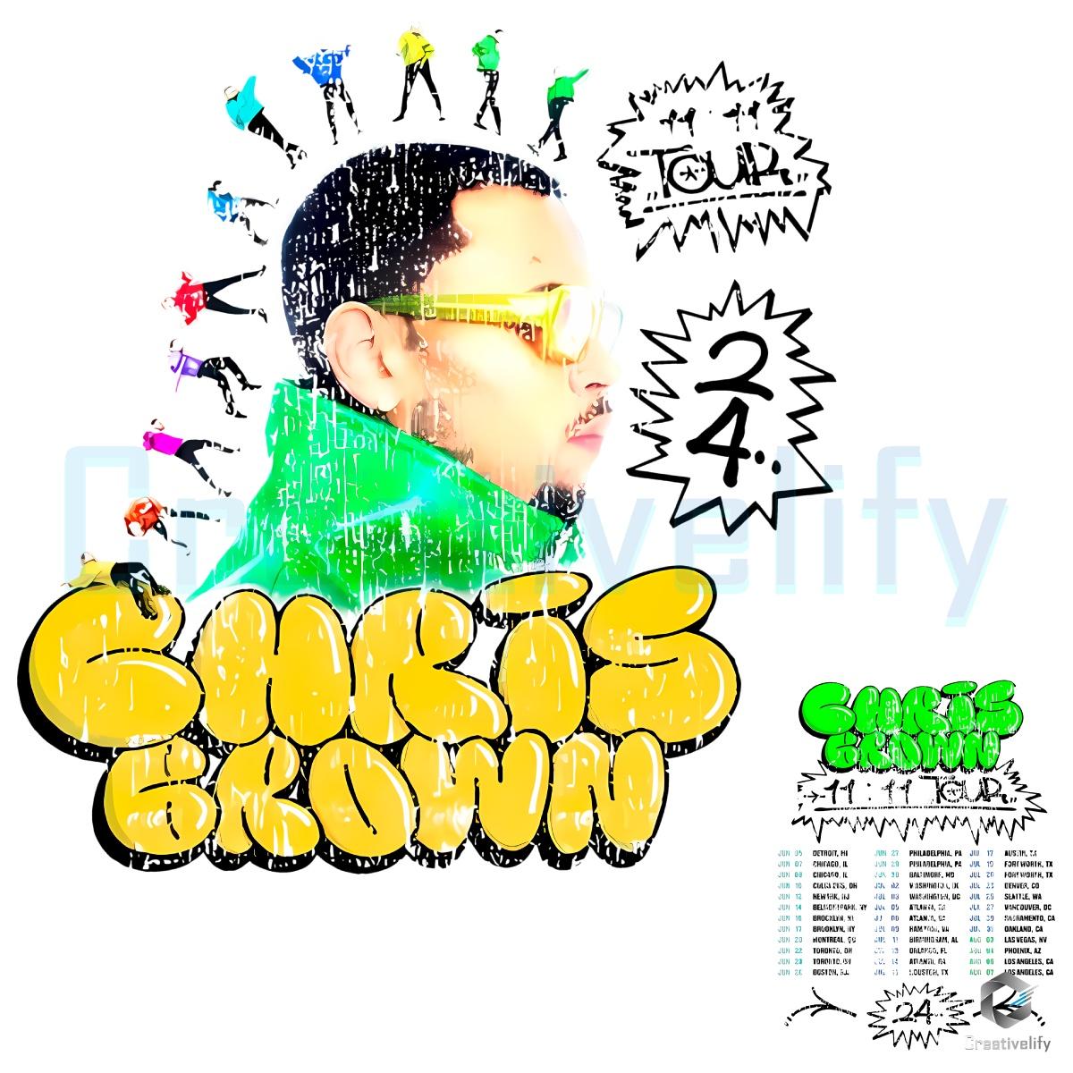 11:11 Tour Dateback PNG