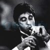 Al Pacino Scarface Black And White Classic Movie PNG