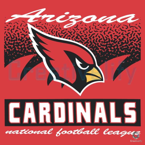 Arizona Cardinals Historic Waver Football Logo SVG