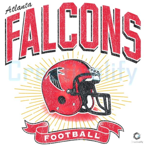 Atlanta Falcons Historic Prime Football Helmet PNG