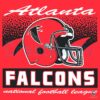 Atlanta Falcons Historic Waver Football Helmet SVG