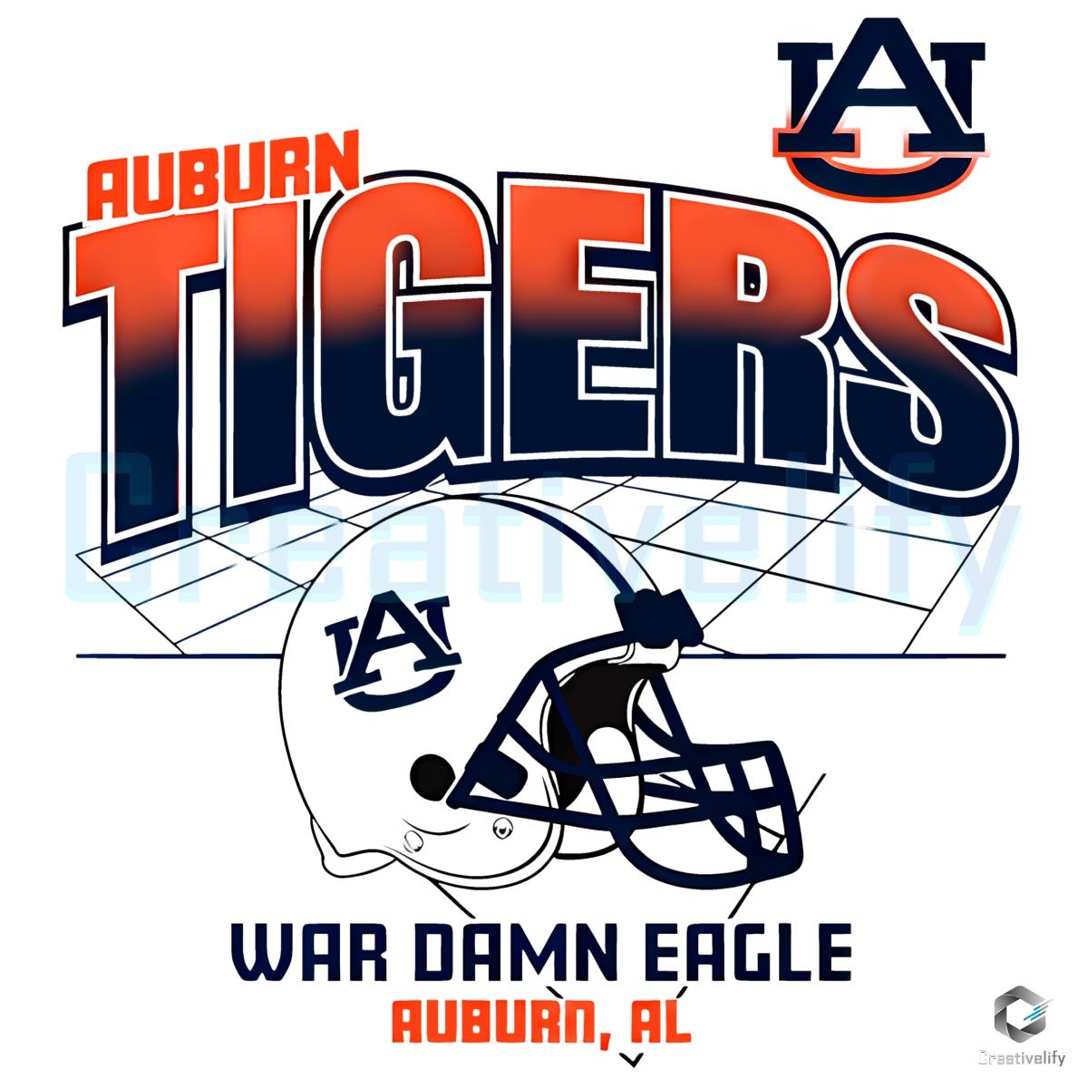 Auburn Tigers Football Helmet Grid War Damn Eagle PNG Auburn Tigers Football Helmet Grid War Damn Eagle PNG