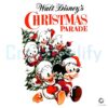 Vintage Disney Christmas Parade Mickey Donald Duck Huey Dewey Louie PNG