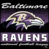 Baltimore Ravens Historic Waver Football Logo SVG
