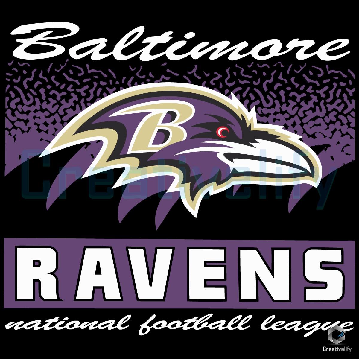 Baltimore Ravens Historic Waver Football Logo SVG Baltimore Ravens Historic Waver Football Logo SVG