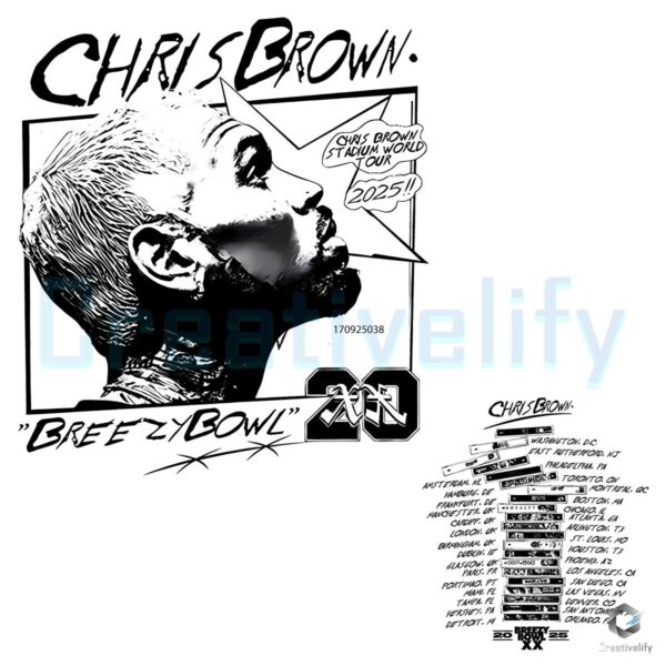 Breezy Bowl Scribble Chris Brown Tour PNG