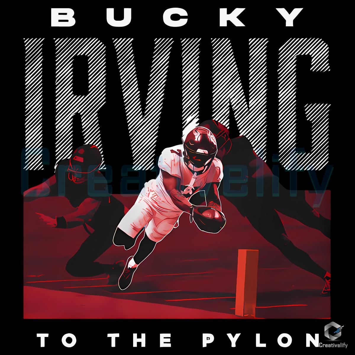 Bucky Irving Tampa Bay To The Pylon Football PNG Bucky Irving Tampa Bay To The Pylon Football PNG