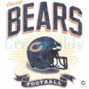 Chicago Bears Historic Prime Football Helmet PNG