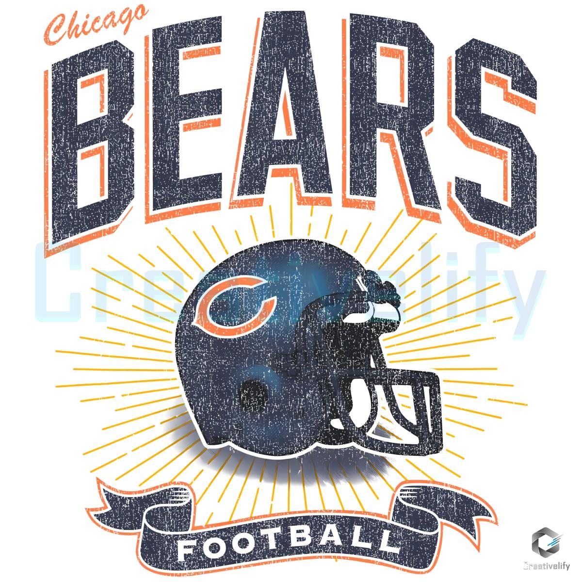 Chicago Bears Historic Prime Football Helmet PNG Chicago Bears Historic Prime Football Helmet PNG