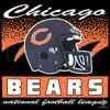 Chicago Bears Historic Waver Football Helmet SVG