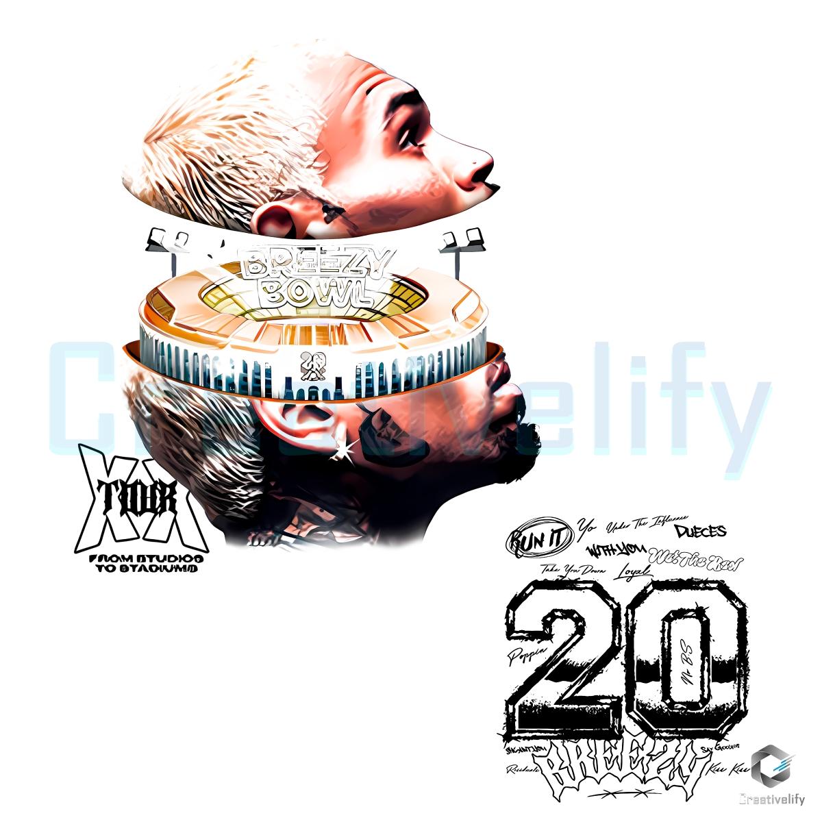 Chris Brown Mastermind Breezy Bowl Tour PNG