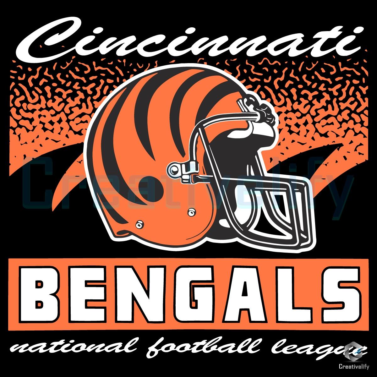 Cincinnati Bengals Historic Waver Football Helmet SVG Cincinnati Bengals Historic Waver Football Helmet SVG