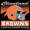 Cleveland Browns Historic Waver Football Helmet SVG