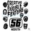 Creature Double Feature Classic Monsters Wlvi Tv 56 SVG