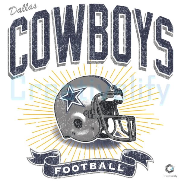 Dallas Cowboys Historic Prime Football Helmet PNG