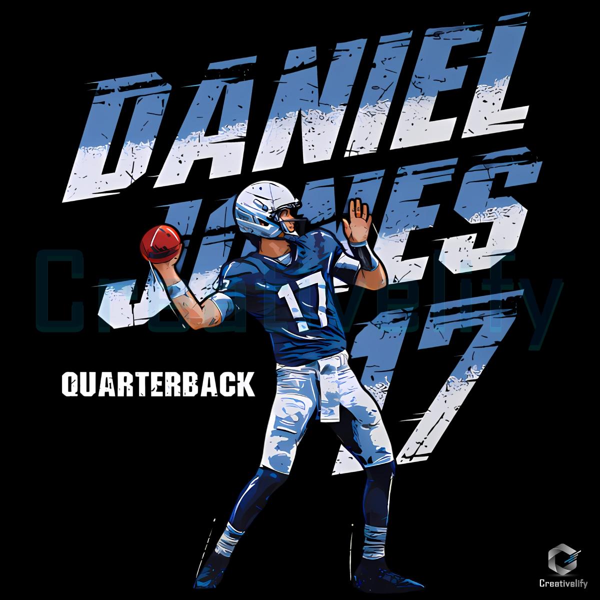 Daniel Jones Indianapolis Name Number PNG Daniel Jones Indianapolis Name Number PNG