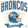 Denver Broncos Historic Prime Football Helmet PNG