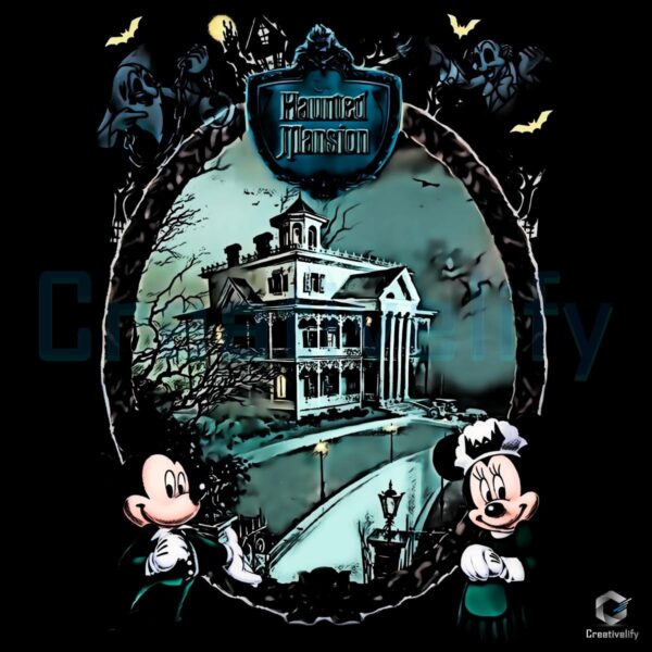 Disney Mickey And Minnie Haunted Mansion Hitchhiking Ghosts PNG
