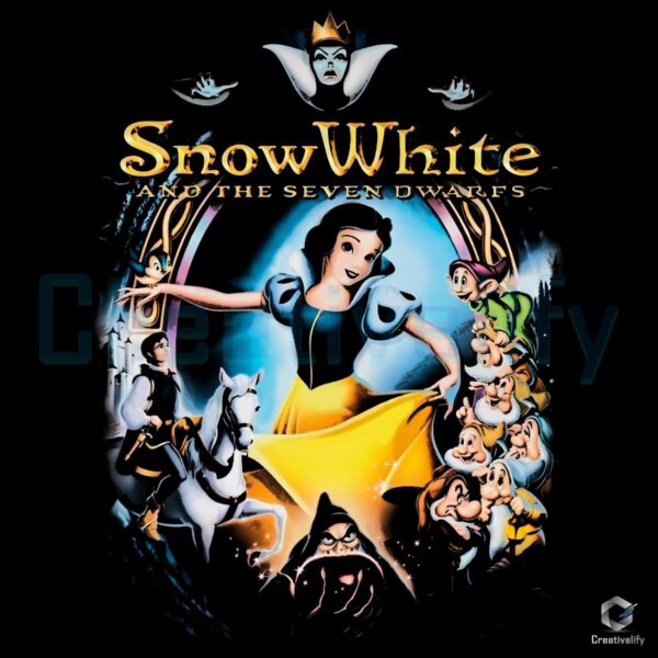 Disney Snow White And Seven Dwarfs Princess Evil Queen Villain PNG