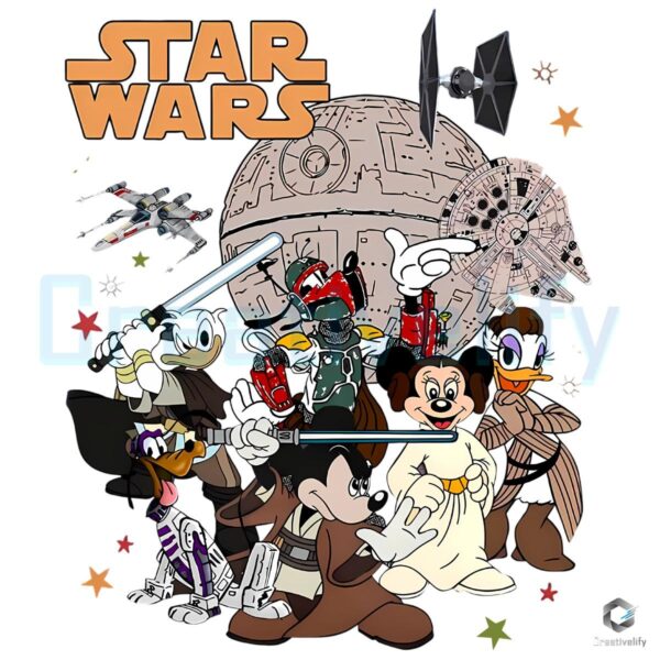 Disney Star Wars Mickey And Friends Galaxy Edge PNG
