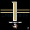 Fsu Football Tommy Castellanos 1 Stripe Florida State Seminoles SVG