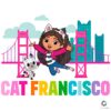 Gabbys Dollhouse The Movie Cat Francisco Toddler Cartoon Character PNG