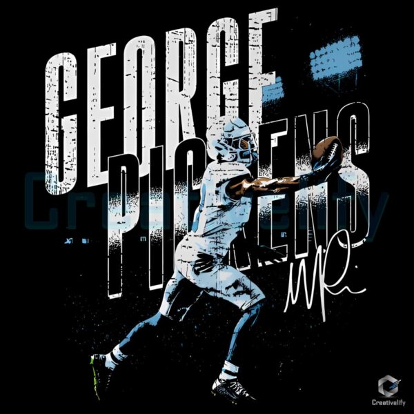 George Pickens Dallas One Handed Catch PNG