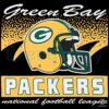 Green Bay Packers Historic Waver Football Helmet SVG