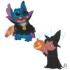 Halloween Lilo And Stitch Witch Pumpkin Vampire Cartoon PNG