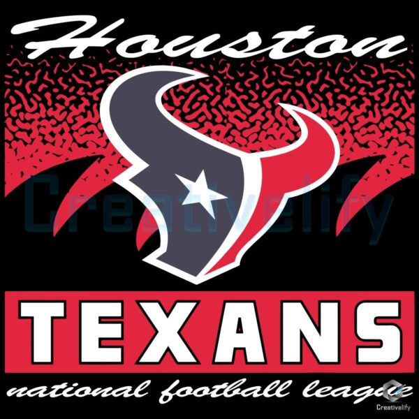 Houston Texans Historic Waver Football Logo SVG