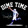 Indianapolis Colts Daniel Jones Dime Time Football PNG