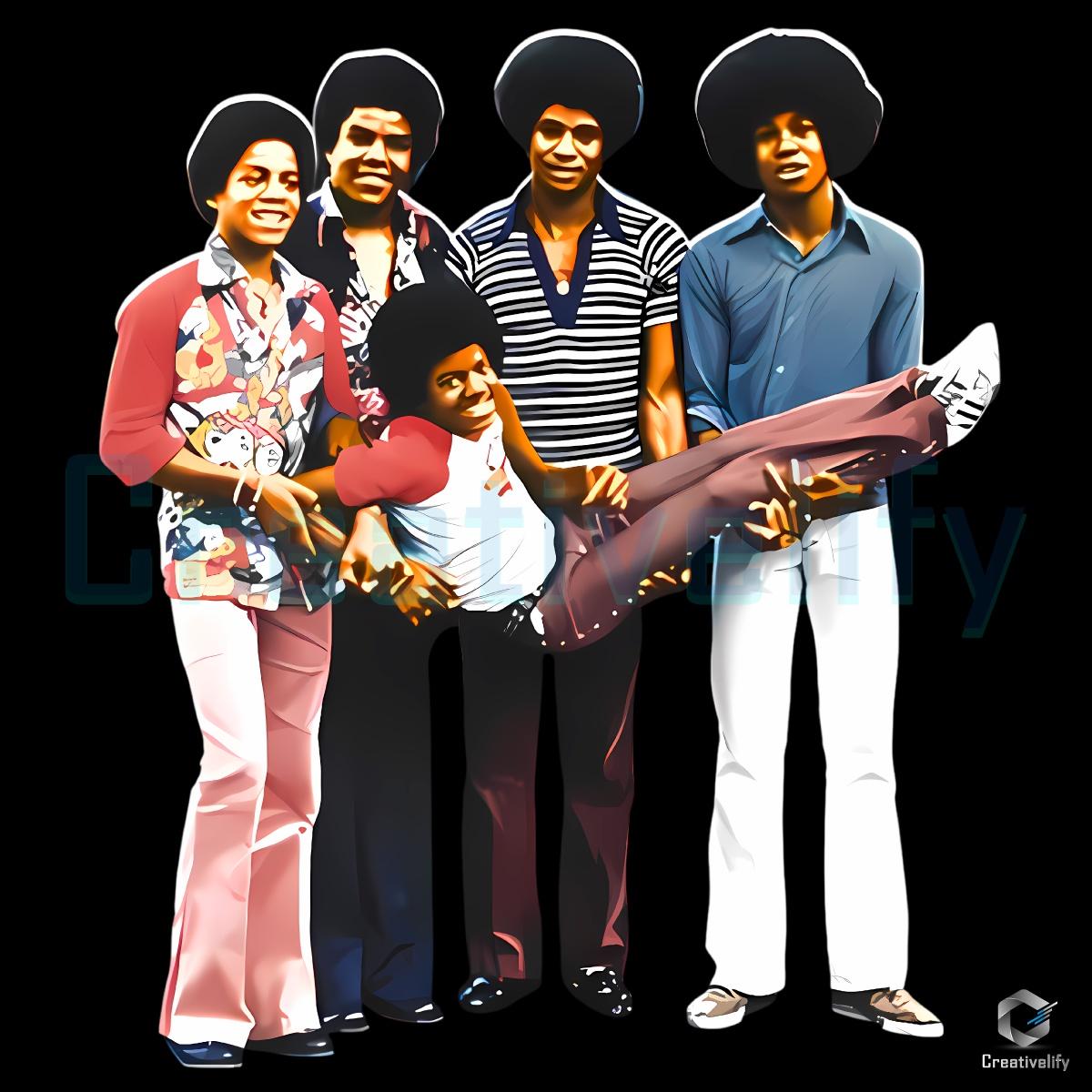 Jackson 5 Vintage Band PNG Jackson 5 Vintage Band PNG