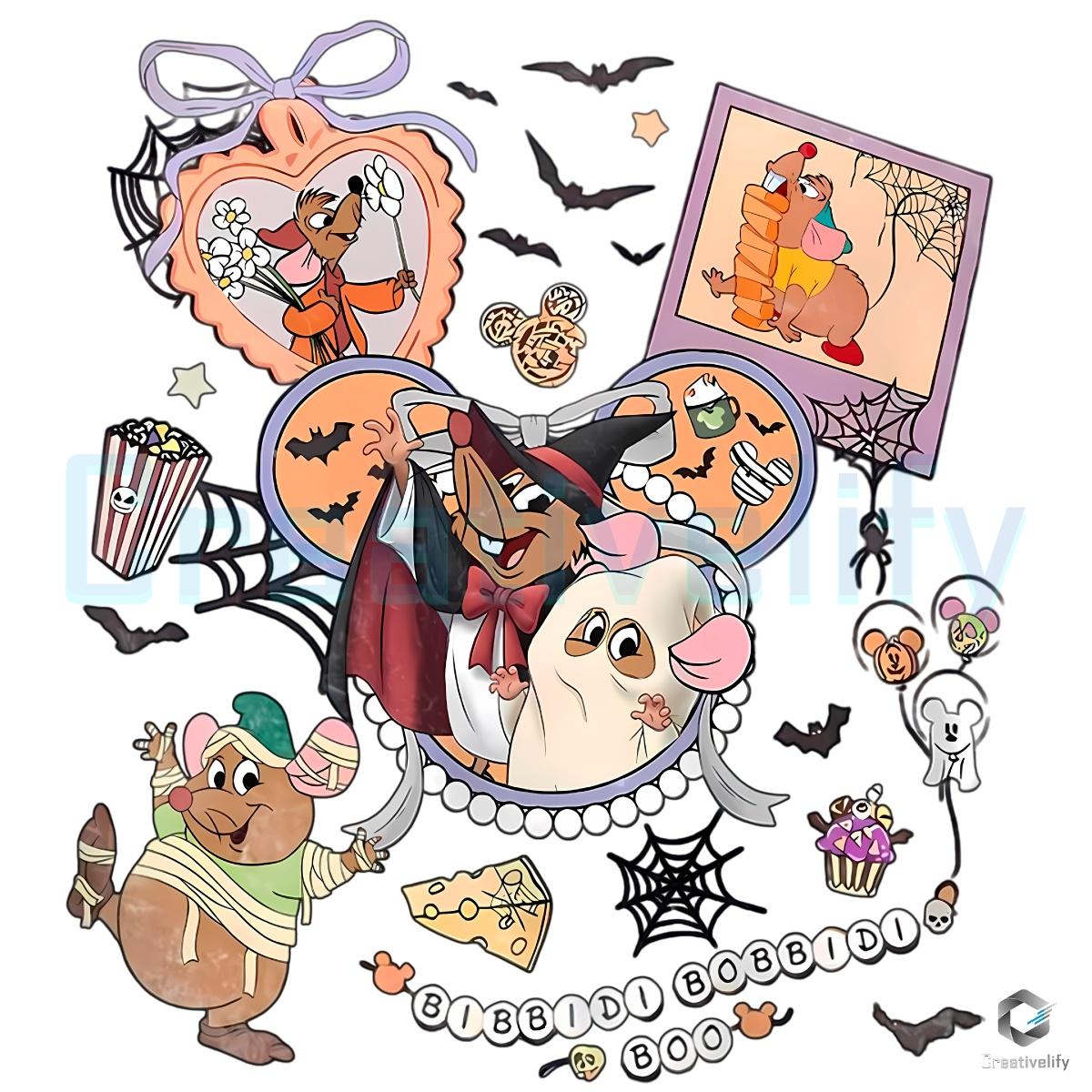 Jaq And Gus Gus Cinderella Bibbidi Bobbidi Boo Coquette Halloween Party PNG Jaq And Gus Gus Cinderella Bibbidi Bobbidi Boo Coquette Halloween Party PNG