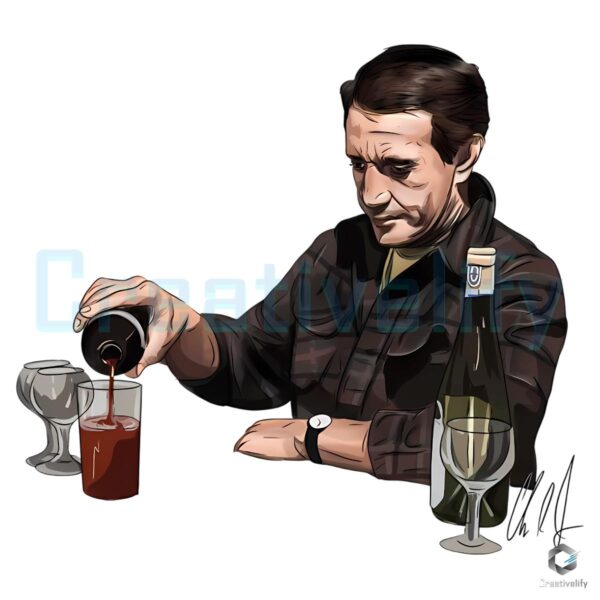 Jaws Movie Chief Brody Six Finger Pour Wine Scene PNG