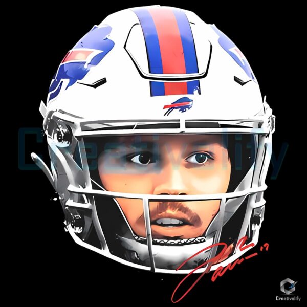 Josh Allen Buffalo Bills Nfl Football Quarterback Portrait PNG