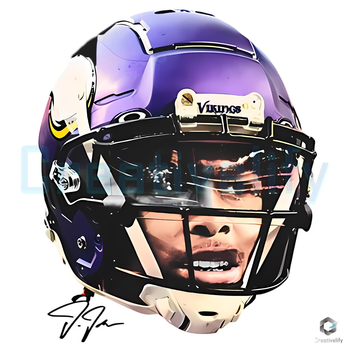Justin Jefferson Minnesota Vikings Nfl Football Wide Receiver Portrait PNG Justin Jefferson Minnesota Vikings Nfl Football Wide Receiver Portrait PNG