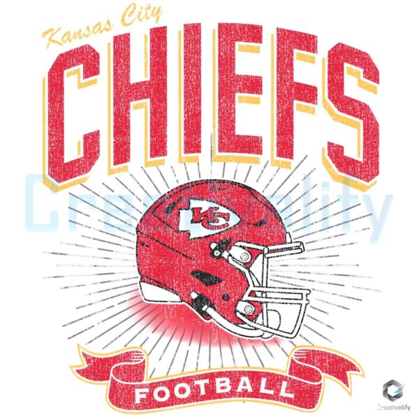 Kansas City Chiefs Historic Prime Football Helmet PNG