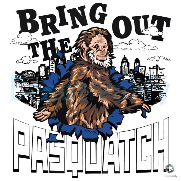 Kansas City Royals Bring Out The Pasquatch Baseball Mascot PNG