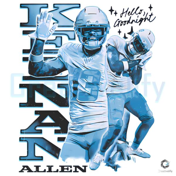 Keenan Allen Los Angeles C Hello Goodnight PNG