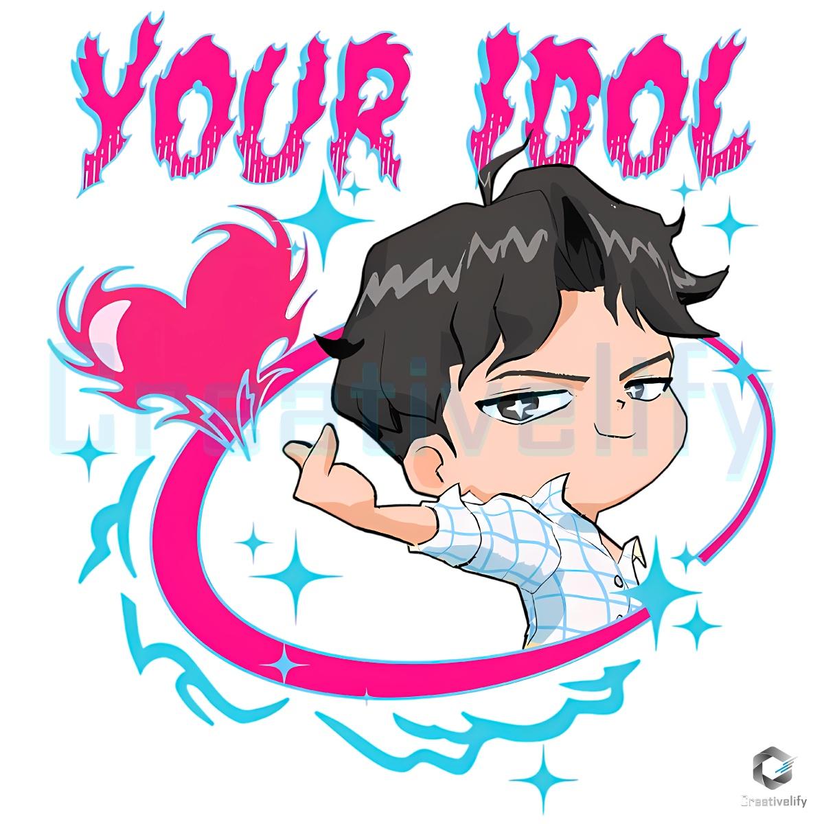 Kpop Demon Hunters Jinu Chibi Anime Cartoon Fan Art PNG Kpop Demon Hunters Jinu Chibi Anime Cartoon Fan Art PNG