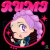 Kpop Demon Hunters Rumi Chibi Anime Cartoon Toddler PNG