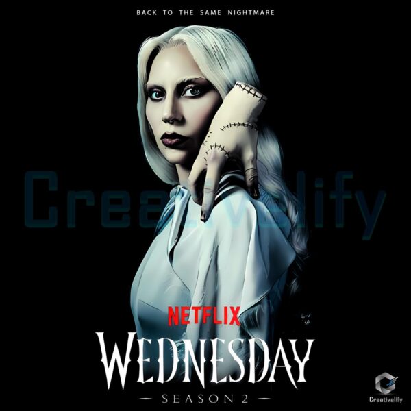 Lady Gaga Wednesday Rosaline Rotwood Back To The Same Nightmare PNG