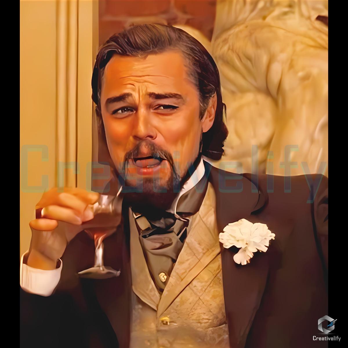 Leonardo Dicaprio Django Unchained Laughing Meme PNG Leonardo Dicaprio Django Unchained Laughing Meme PNG
