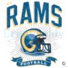 Los Angeles Rams Historic Prime Football Helmet PNG