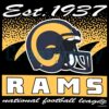 Los Angeles Rams Historic Waver Football Helmet SVG
