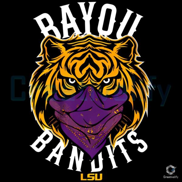 Lsu Bayou Bandits Tiger Football Louisiana State University PNG